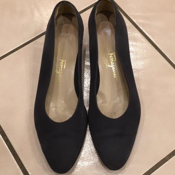 Ferragamo gray wedges - Picture 2 of 8